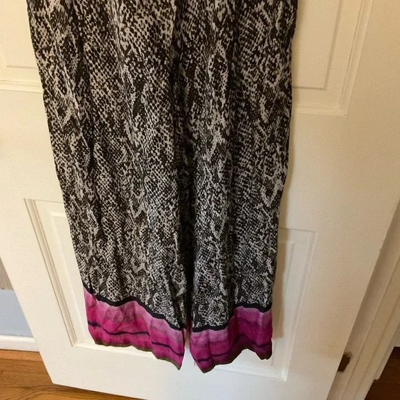 Anthropologie Bl-nk London Pezira Off-the-Shoulder Jumpsuit Animal Print L NWT - Picture 8 of 13